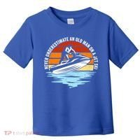 Jet Skiing Never Underestimate An Old On A Jet Ski Cool Gift Toddler T-Shirt thumb 0