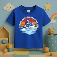 Jet Skiing Never Underestimate An Old On A Jet Ski Cool Gift Toddler T-Shirt thumb 3