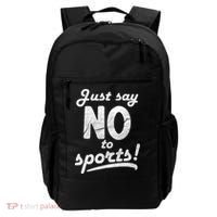 Just Say No To Sports Backpack thumb 0