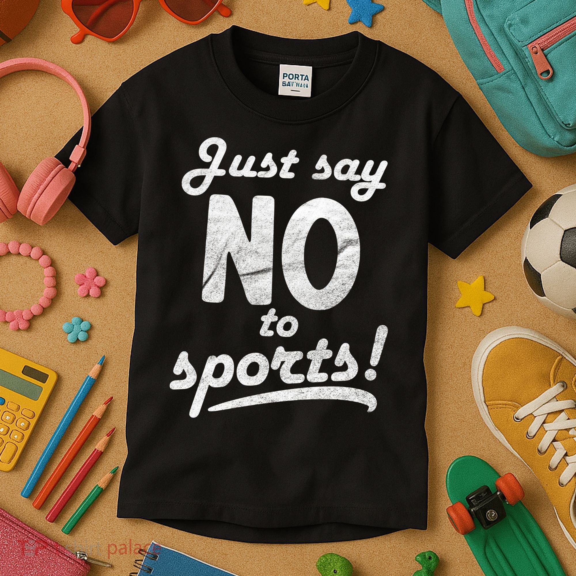 Just Say No To Sports Kids T-Shirt
