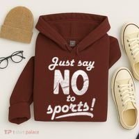 Just Say No To Sports Hoodie thumb 4