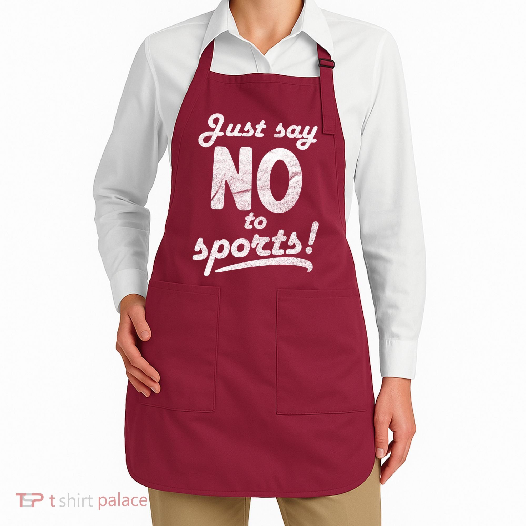 Just Say No To Sports Apron