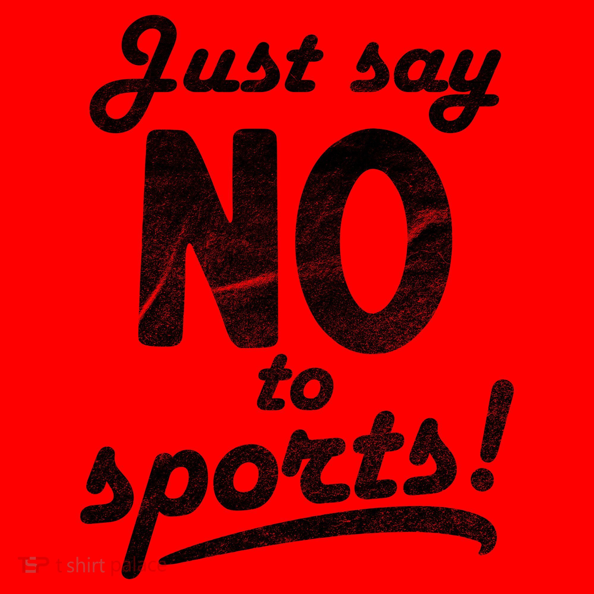 Just Say No To Sports Santa Hat