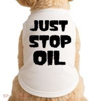 Just Stop Oil Doggie Tank thumb 0