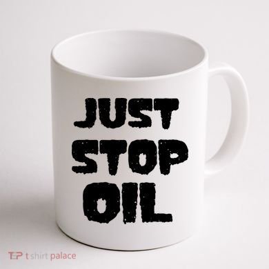Just Stop Oil Coffee Mug back