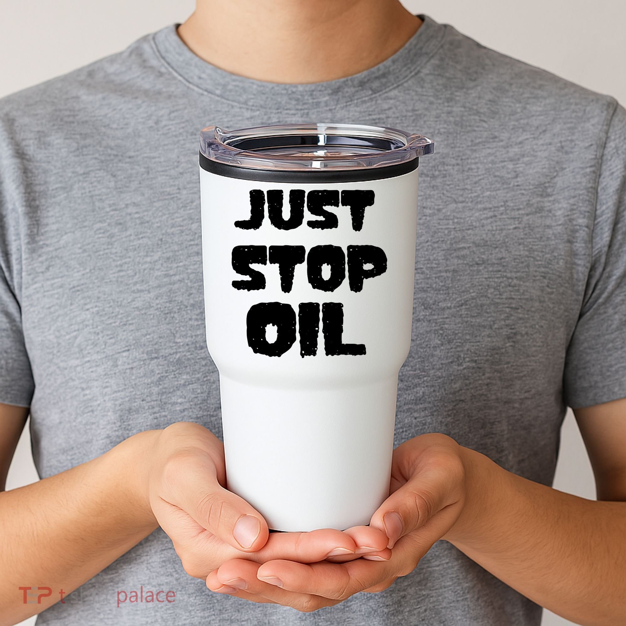 Just Stop Oil Tumbler