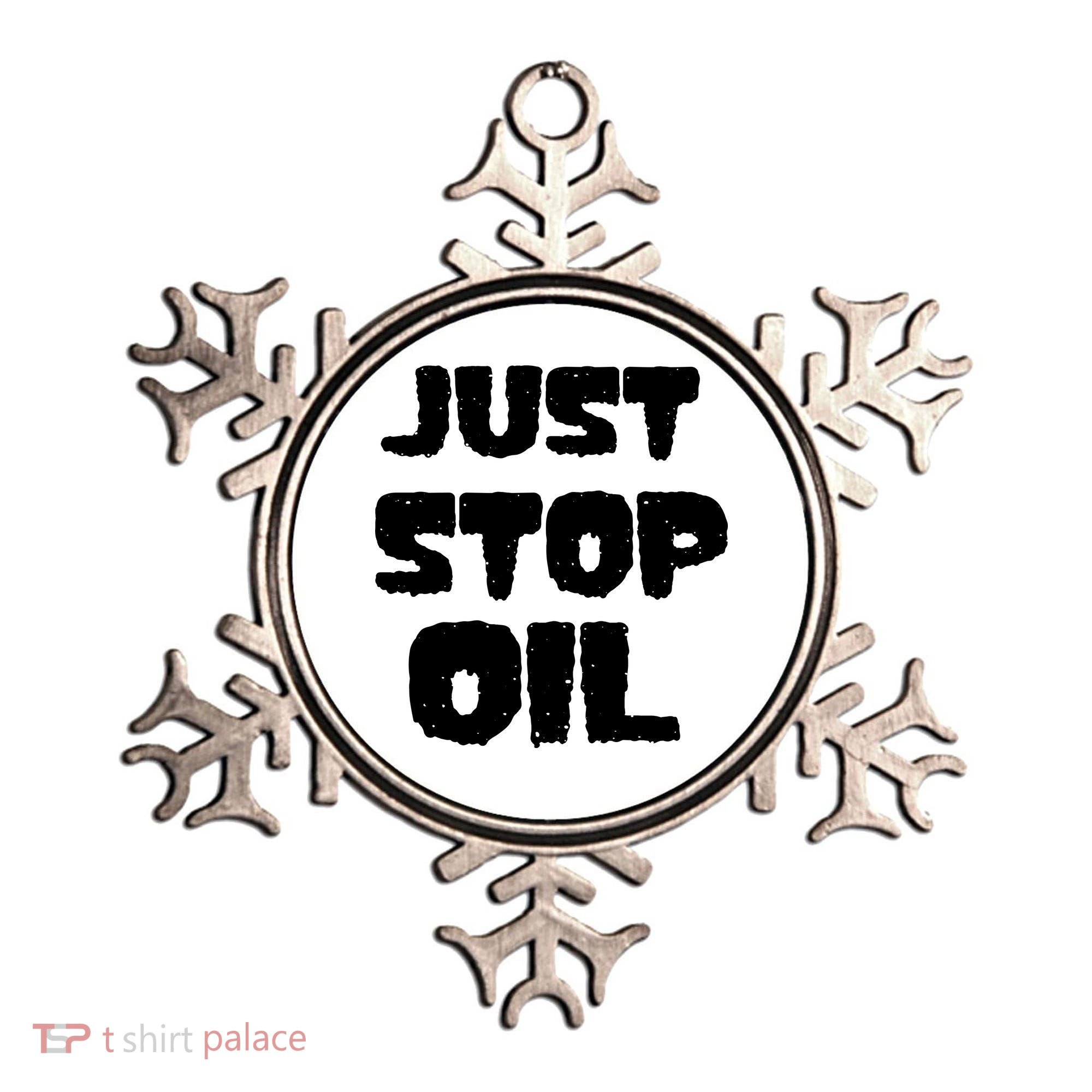 Just Stop Oil Ornament