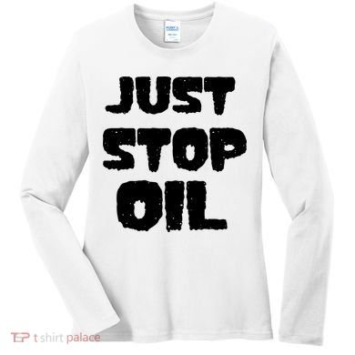Just Stop Oil Women's Long Sleeve Shirt