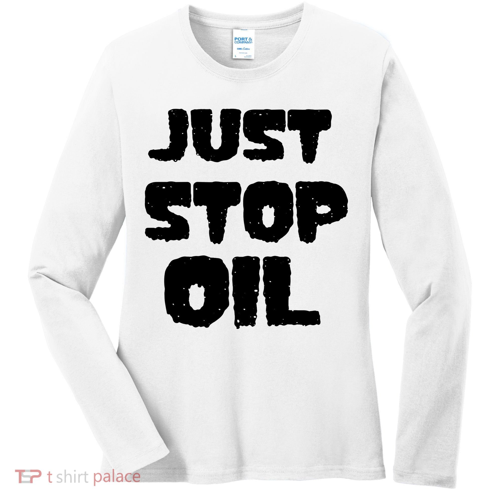 Just Stop Oil Women's Long Sleeve Shirt