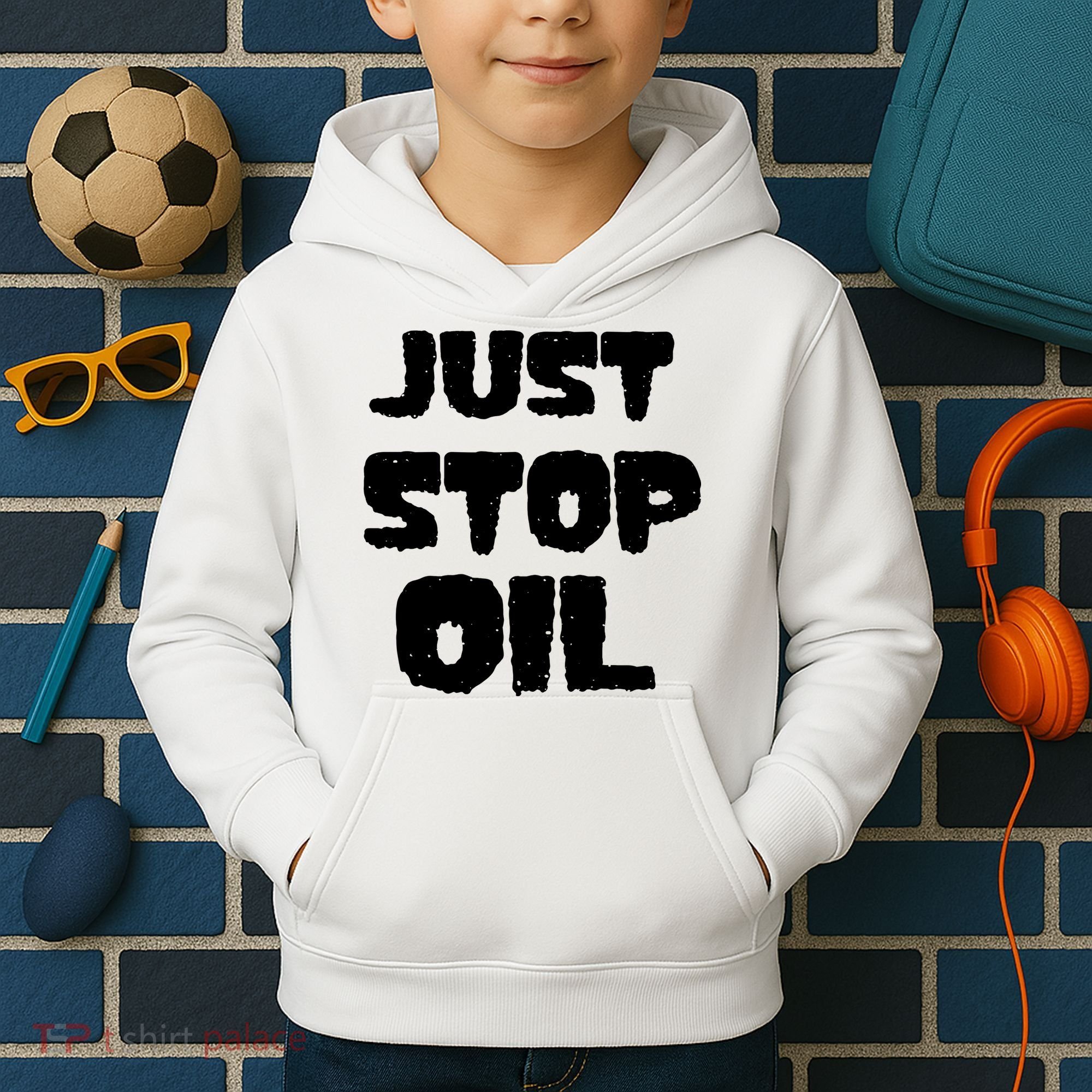 Just Stop Oil Kids Hoodie