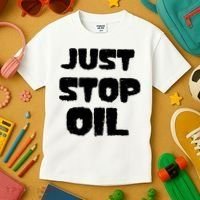Just Stop Oil Kids T-Shirt thumb 3