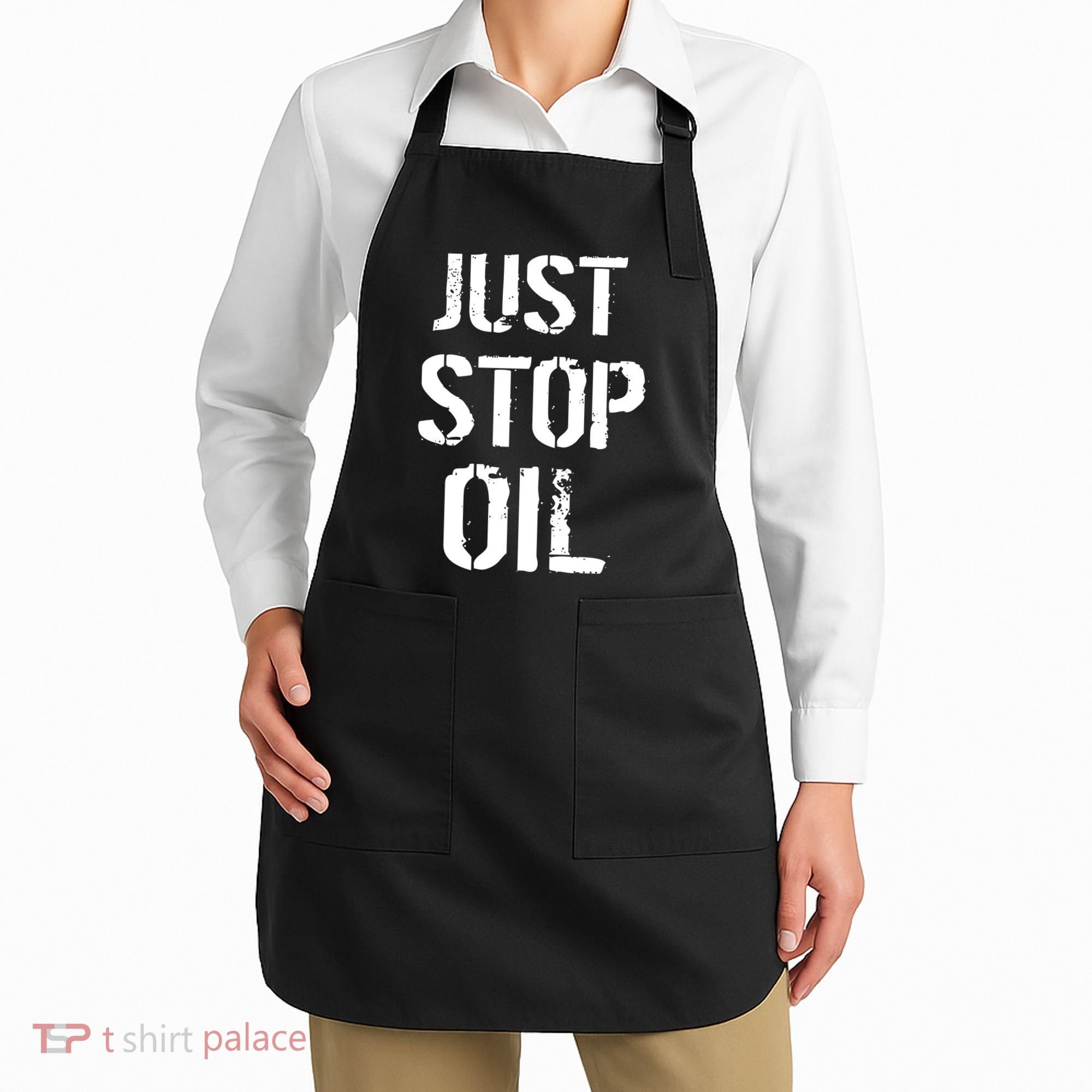 Just Stop Oil Climate Crisis Apron