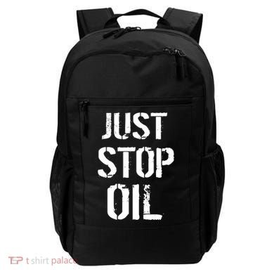 Just Stop Oil Climate Crisis Backpack