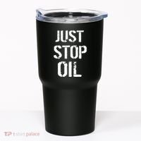 Just Stop Oil Climate Crisis Tumbler thumb 0