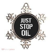 Just Stop Oil Climate Crisis Ornament thumb 0