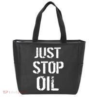 Just Stop Oil Climate Crisis Tote Bag thumb 0