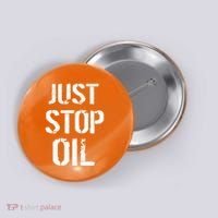 Just Stop Oil Climate Crisis Button thumb 0