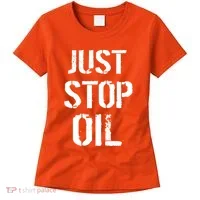 Just Stop Oil Climate Crisis Women's T-Shirt thumb 0