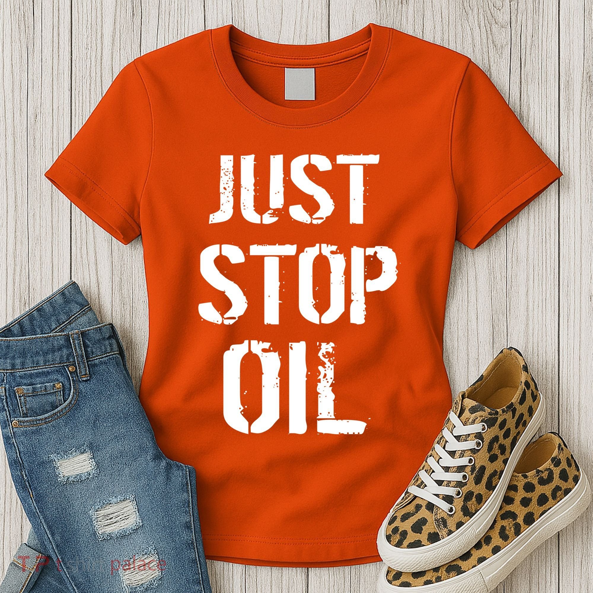 Just Stop Oil Climate Crisis Women's T-Shirt