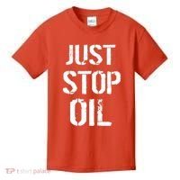 Just Stop Oil Climate Crisis Kids T-Shirt thumb 0