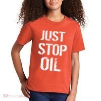 Just Stop Oil Climate Crisis Kids T-Shirt thumb 2