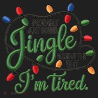 Jingle Some Of The Way Funny Chrismas Saying Women's Sweatshirt thumb 2