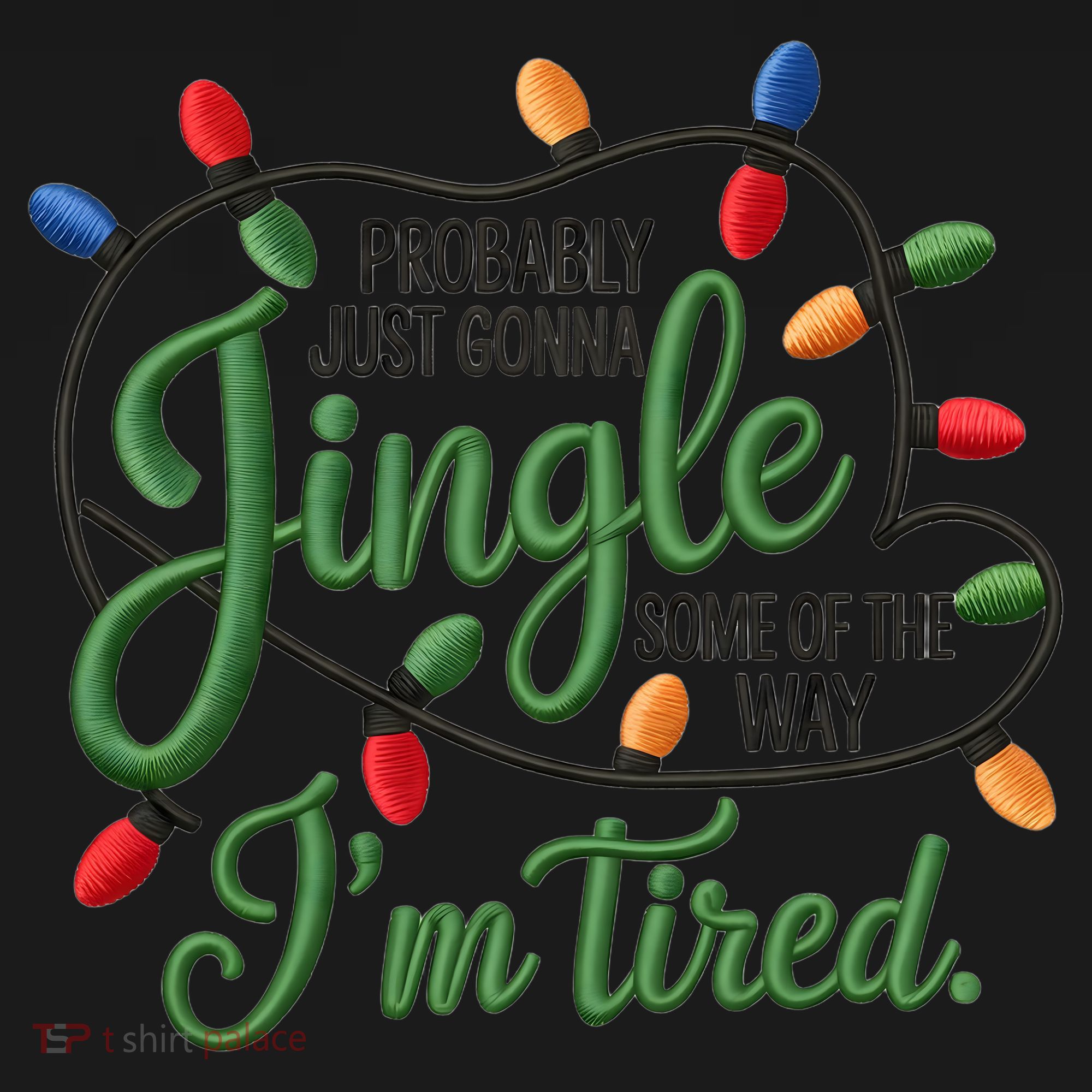 Jingle Some Of The Way Funny Chrismas Saying Tote Bag