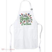Jingle Some Of The Way Funny Chrismas Saying Apron thumb 0