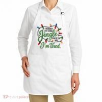 Jingle Some Of The Way Funny Chrismas Saying Apron thumb 2