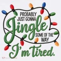 Jingle Some Of The Way Funny Chrismas Saying Women's Hoodie thumb 2