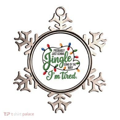 Jingle Some Of The Way Funny Chrismas Saying Ornament