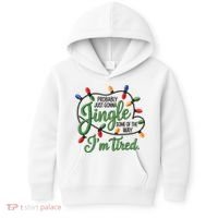 Jingle Some Of The Way Funny Chrismas Saying Kids Hoodie thumb 0