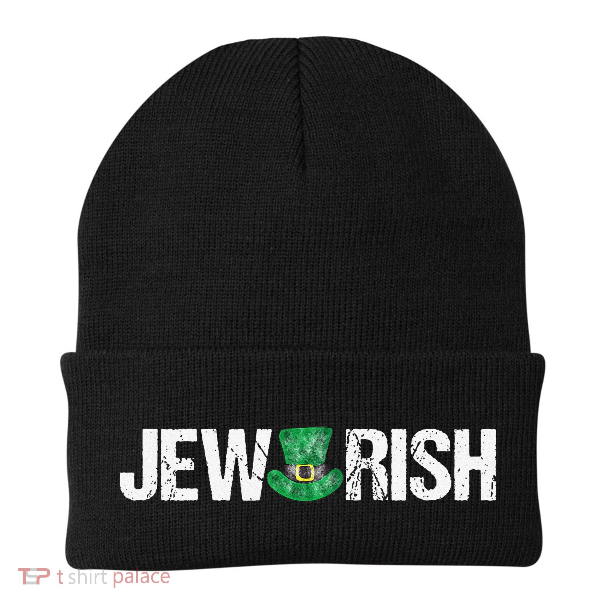 Jewish St. Patricks Day Funny Jewrish Drinking Beanie