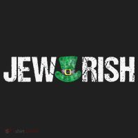 Jewish St. Patricks Day Funny Jewrish Drinking Golf Towel thumb 3