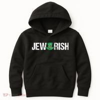 Jewish St. Patricks Day Funny Jewrish Drinking Kids Hoodie thumb 0