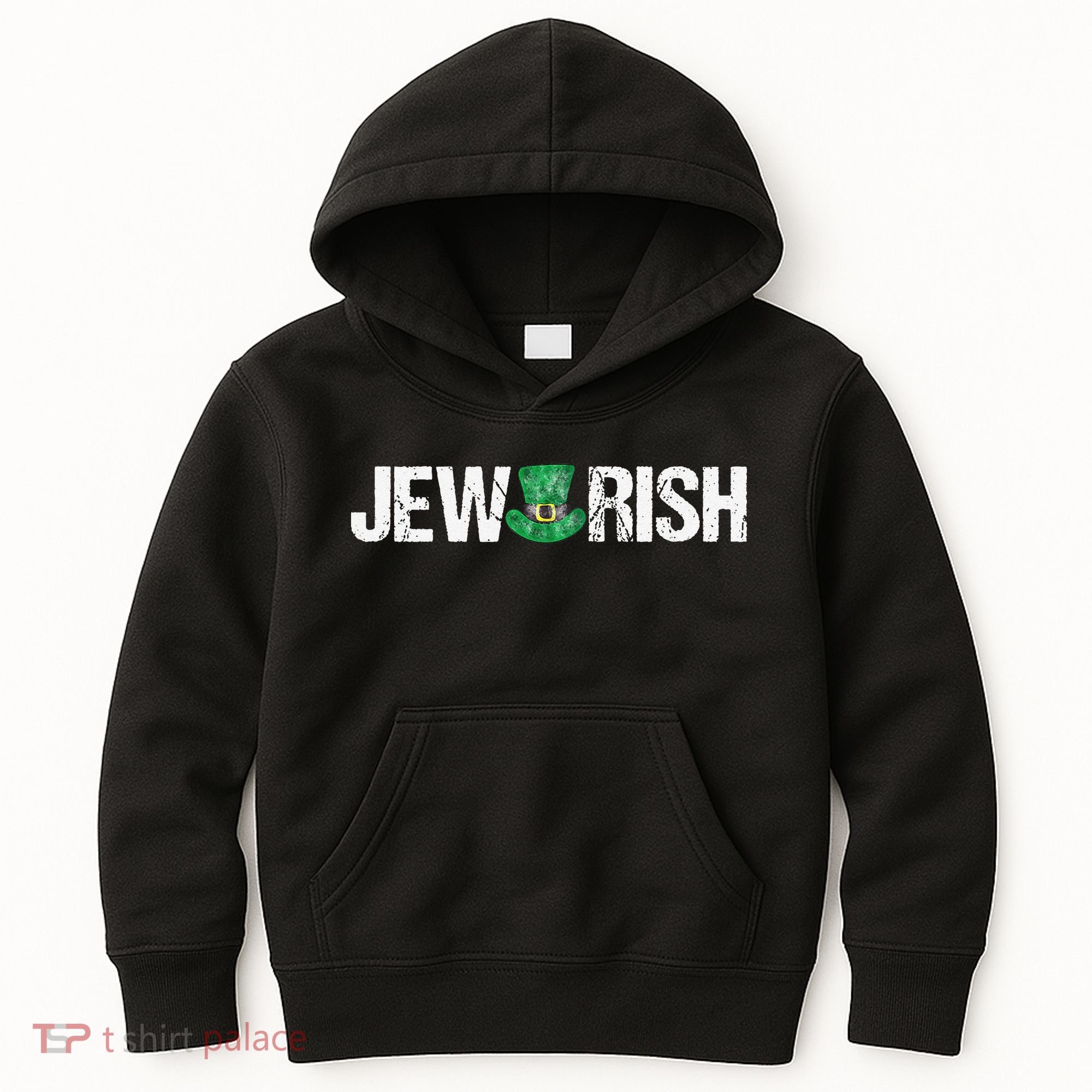 Jewish St. Patricks Day Funny Jewrish Drinking Kids Hoodie