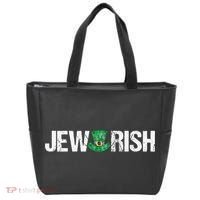 Jewish St. Patricks Day Funny Jewrish Drinking Tote Bag thumb 0