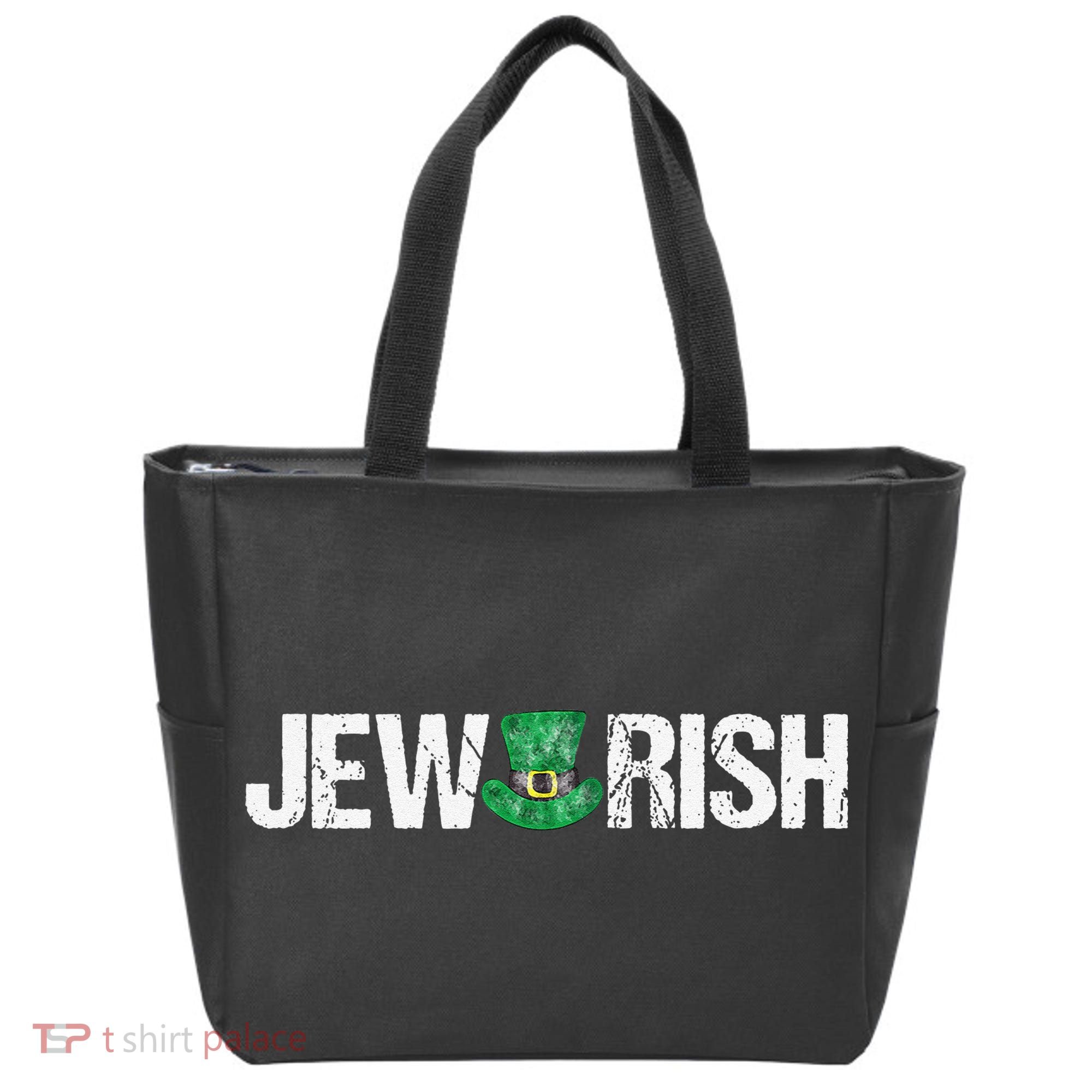 Jewish St. Patricks Day Funny Jewrish Drinking Tote Bag