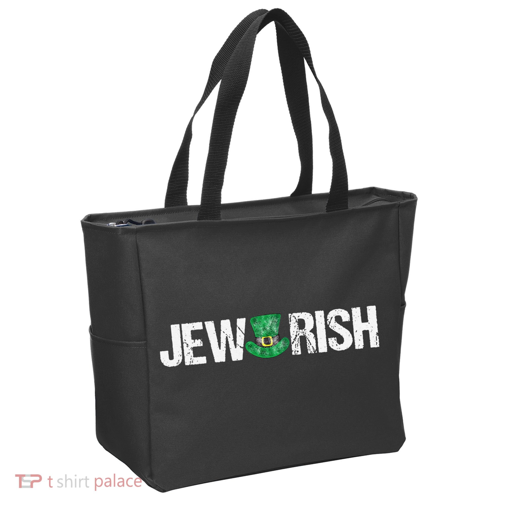 Jewish St. Patricks Day Funny Jewrish Drinking Tote Bag