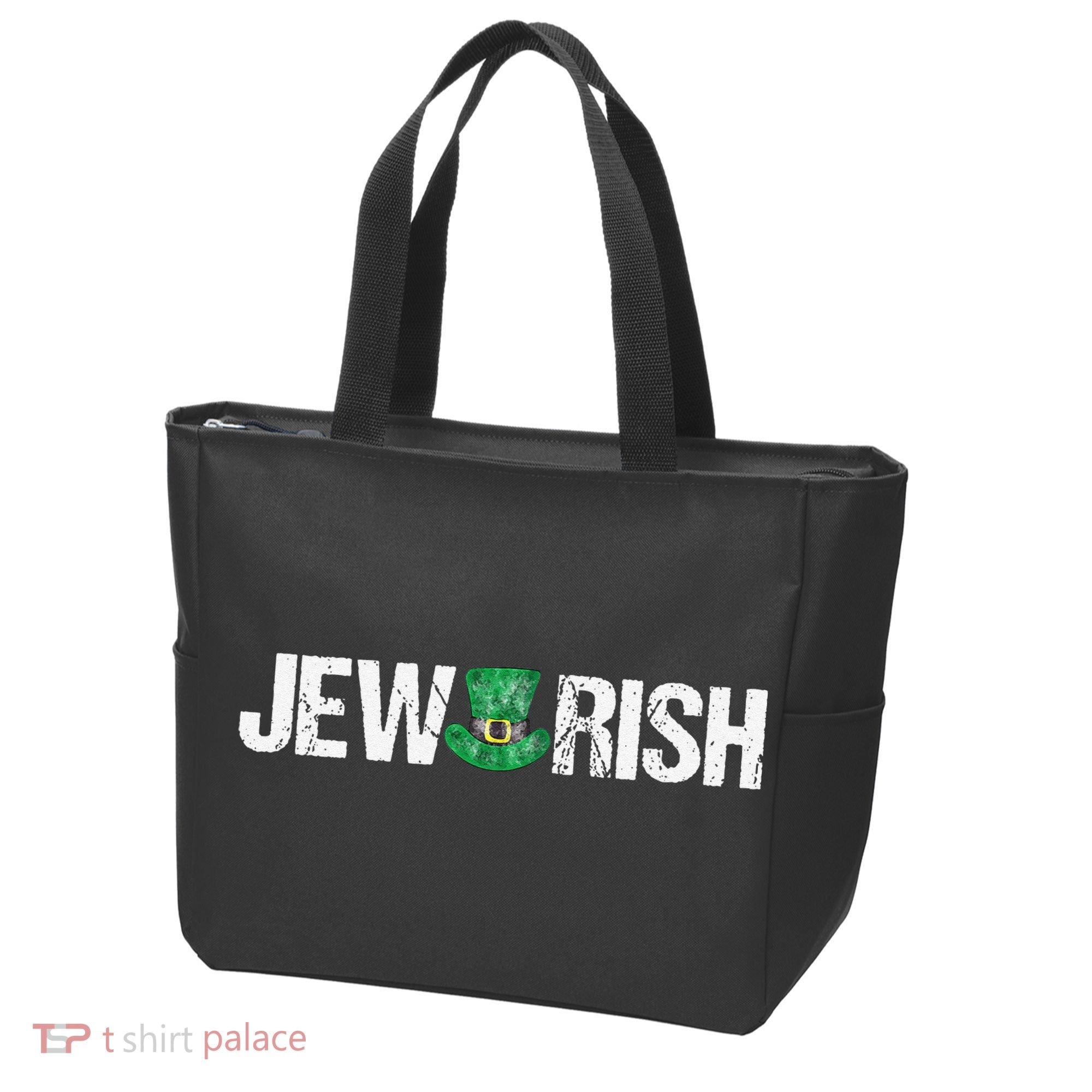 Jewish St. Patricks Day Funny Jewrish Drinking Tote Bag