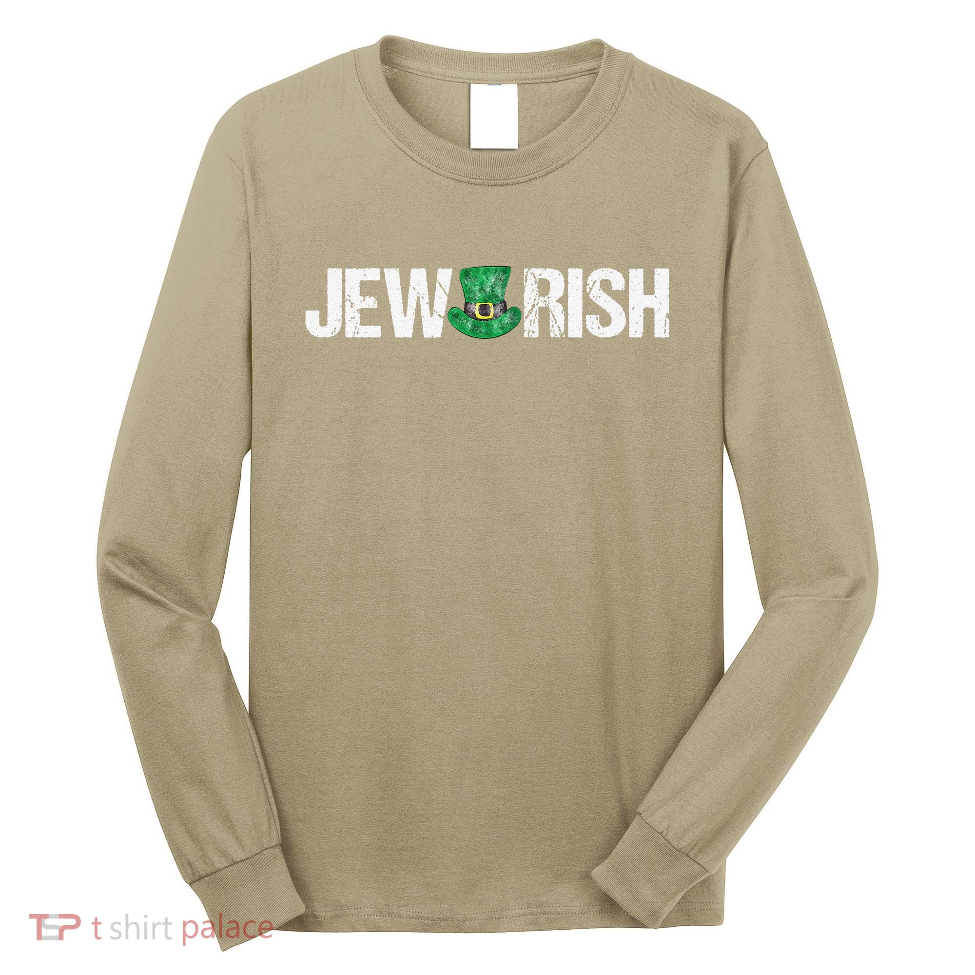 Jewish St. Patricks Day Funny Jewrish Drinking Long Sleeve Shirt