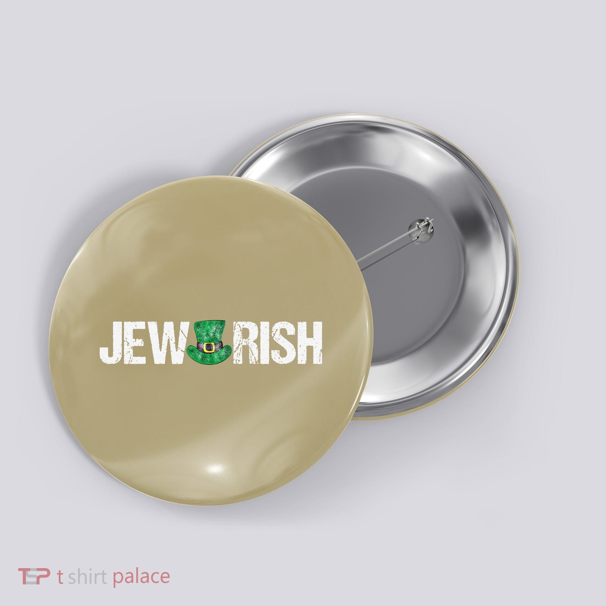 Jewish St. Patricks Day Funny Jewrish Drinking Button