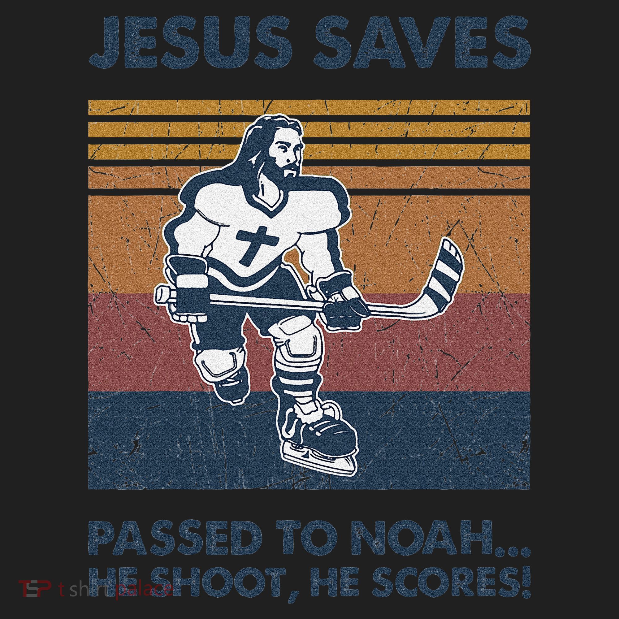 Jesus Saves Passes To Noah He Shoots He Scores Women's Sweatshirt