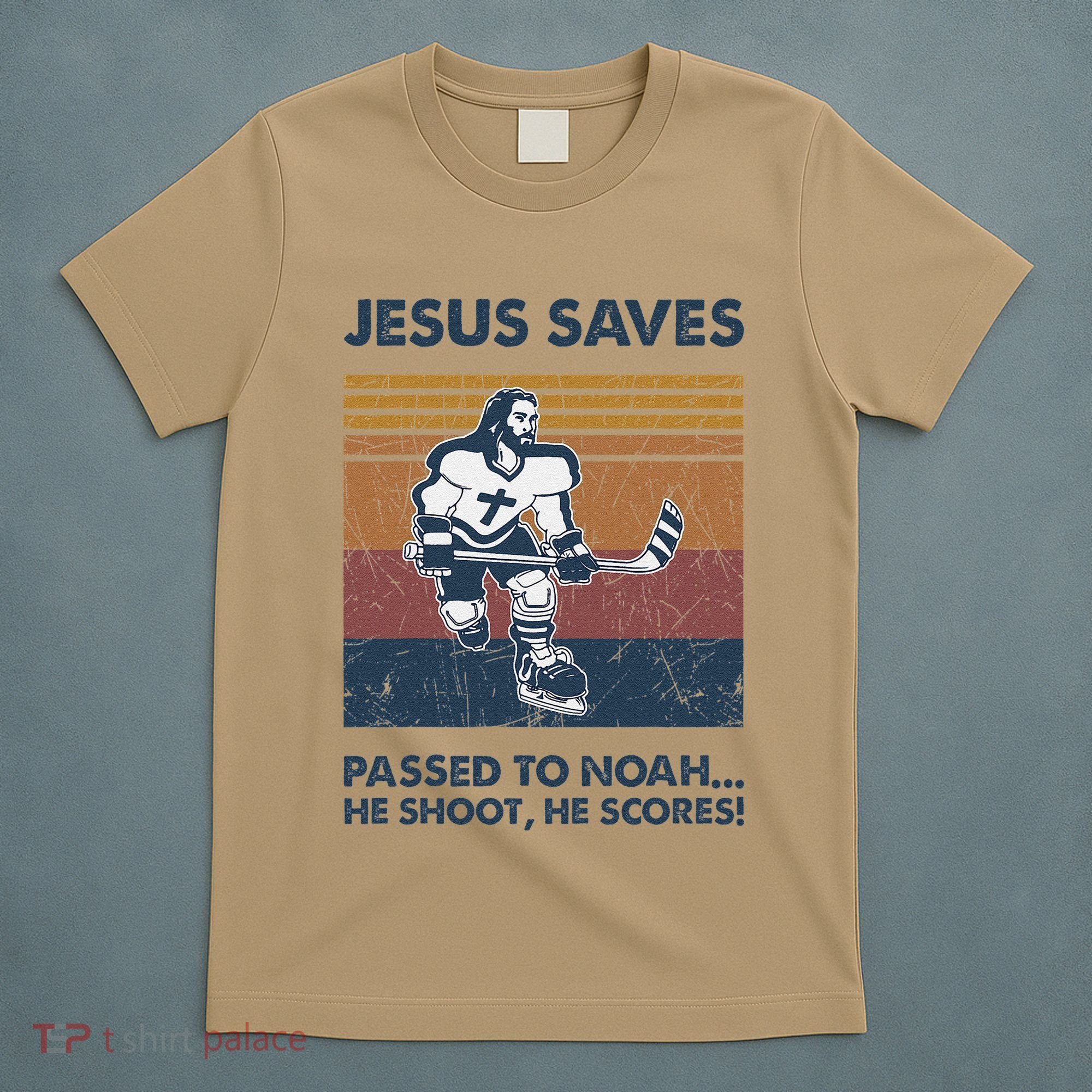 Jesus Saves Passes To Noah He Shoots He Scores T-Shirt