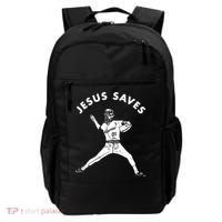 Jesus Saves Religious Christian Faith Baseball Backpack thumb 0