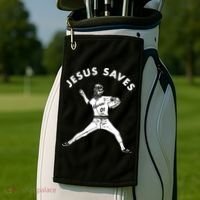 Jesus Saves Religious Christian Faith Baseball Golf Towel thumb 2