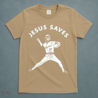 Jesus Saves Religious Christian Faith Baseball T-Shirt thumb 5