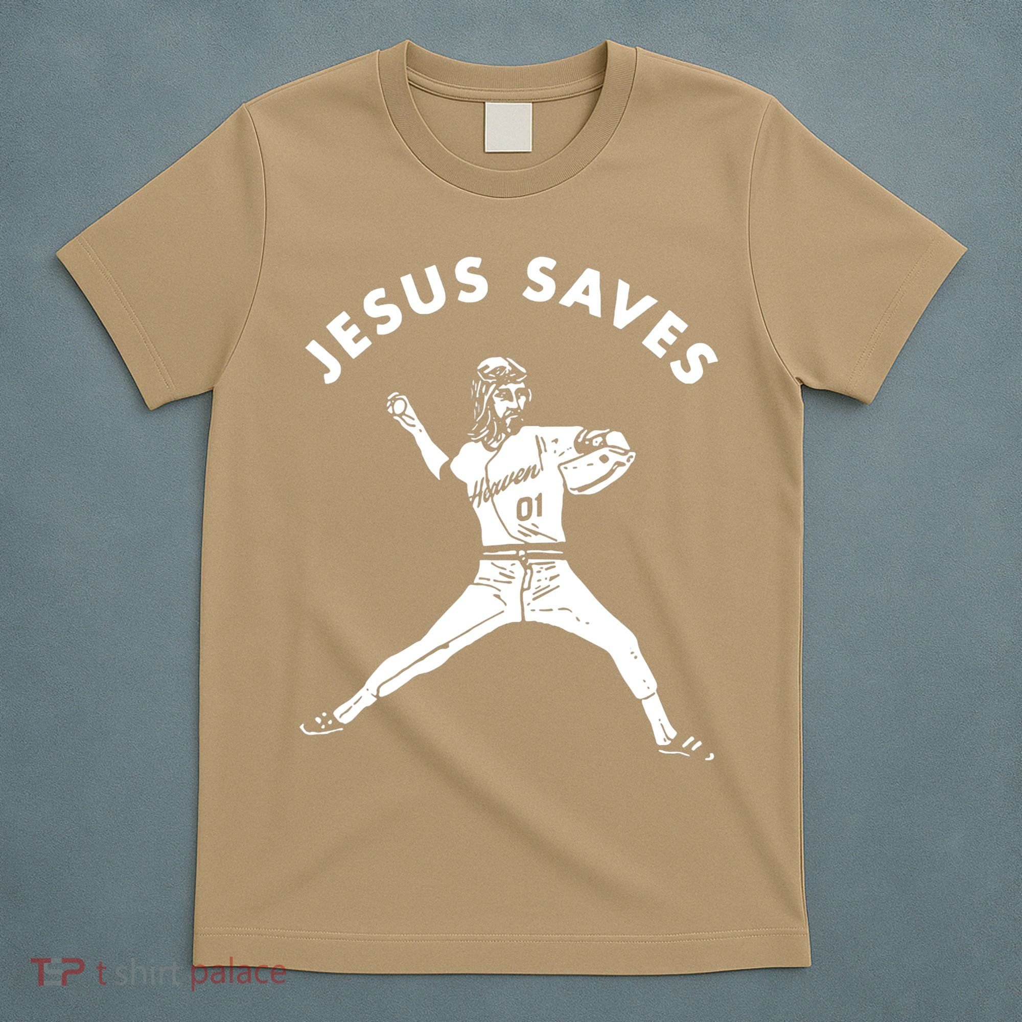 Jesus Saves Religious Christian Faith Baseball T-Shirt