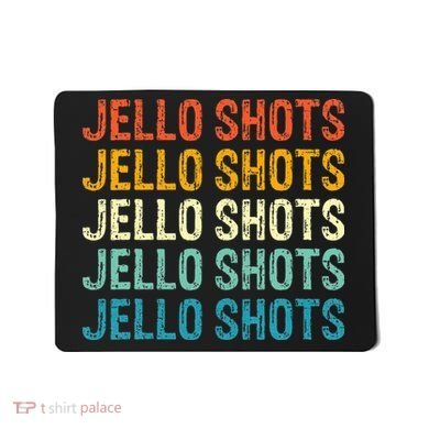 Jello Shots Retro Vintage Mousepad