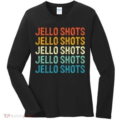 Jello Shots Retro Vintage Women's Long Sleeve Shirt